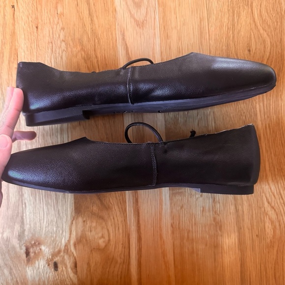 Empress Square Toe Flat Black Ballet Shoe Size EU 42 US 11 - Picture 15 of 15